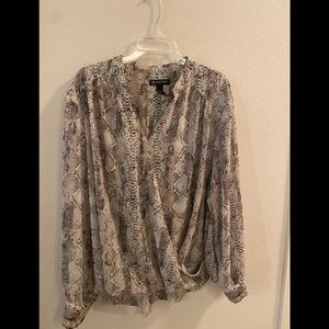 Beautiful snake print blouse